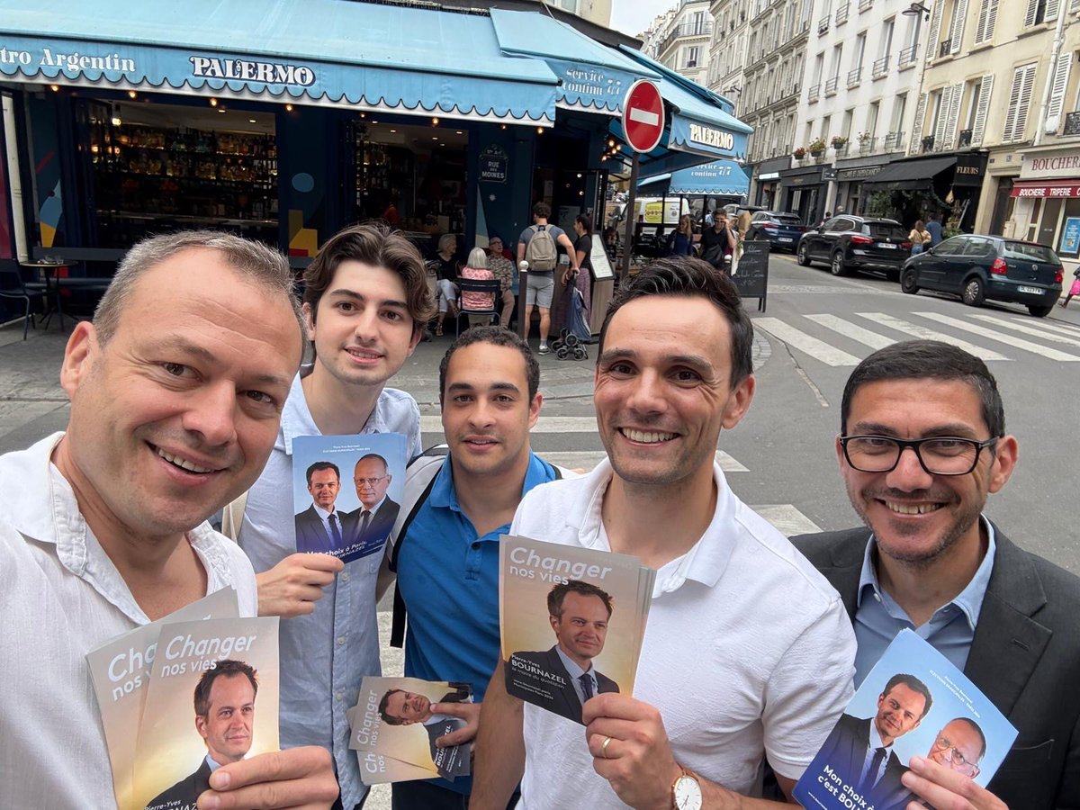 SachaMetzker's tweet image. Malgré la pluie, @HorizonsParis8 et @HorizonsParis17 étaient au marché des Batignolles pour présenter le projet de @pybournazel ☀️

Beaucoup d’échanges constructifs sur la propreté, la qualité de vie et les finances de la ville pour préparer l’alternance !

@HorizonsParis