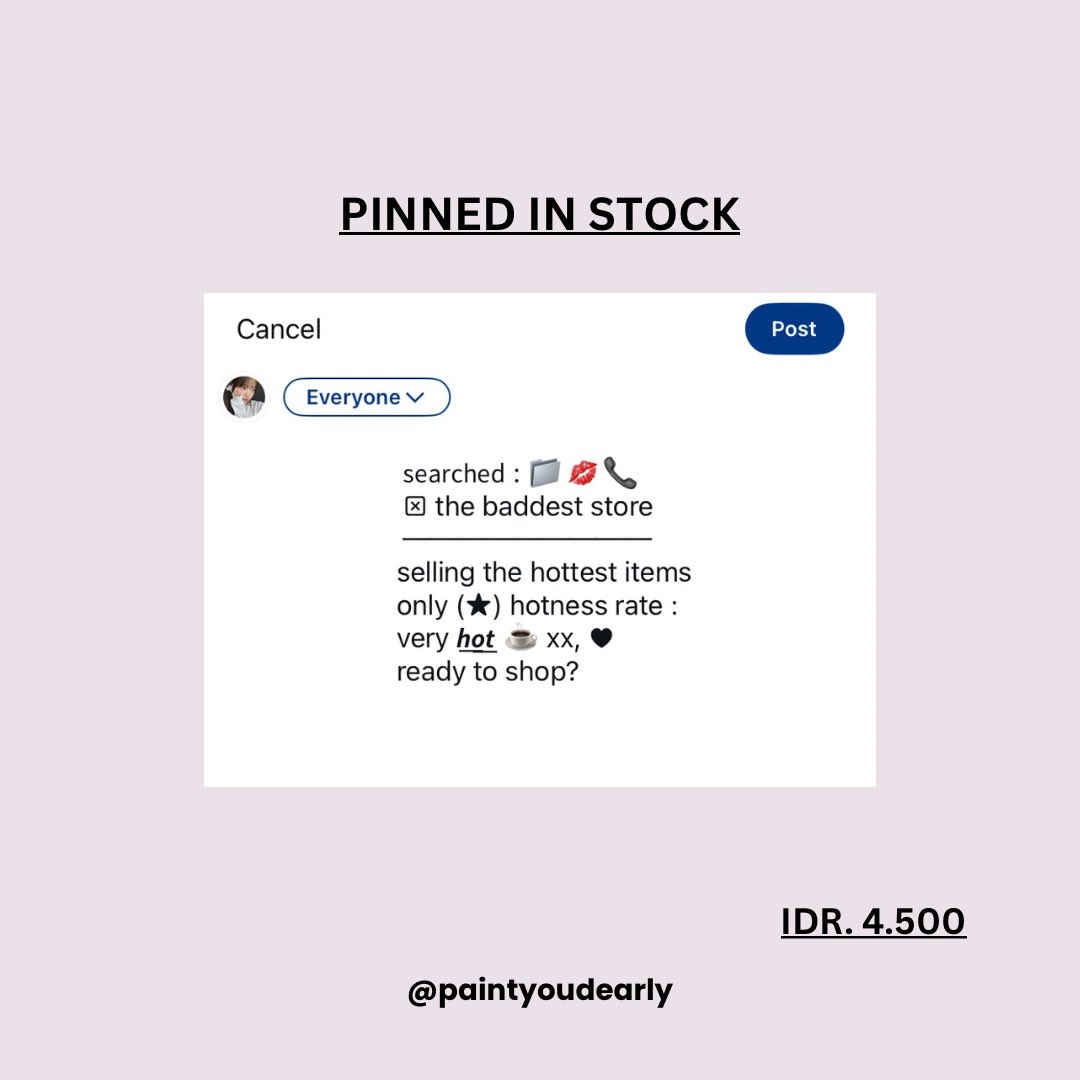 paintyoudearly's tweet photo. 𓈒⠀⠀𓏸⠀⠀𓇼 a repost, please? thank you! ♡

happy saturday! aku punya pinned wording ready stock for BA yang bisa diklaim sekarang juga. 🍧🎀

📝🧺 payment hanya lewat dana, gopay, dan spay. ❌ tidak tersedia QRIS. ❌  #zonauang https://t.co/NM25e0ERq7