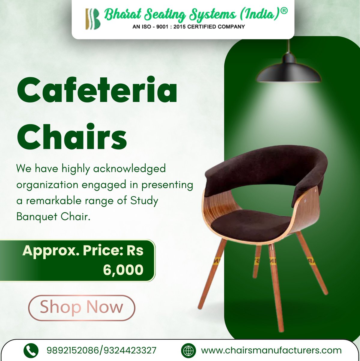 BharatSSI's tweet image. 🪑 Upgrade Your Space with Premium Cafeteria Chairs!

Discover our stylish and durable range of Study Banquet Chairs, perfect for schools, offices, and events.

#CafeteriaChairs #StudyChairs #BanquetChairs #AffordableFurniture #OfficeFurniture #InteriorDesign #ShopNow