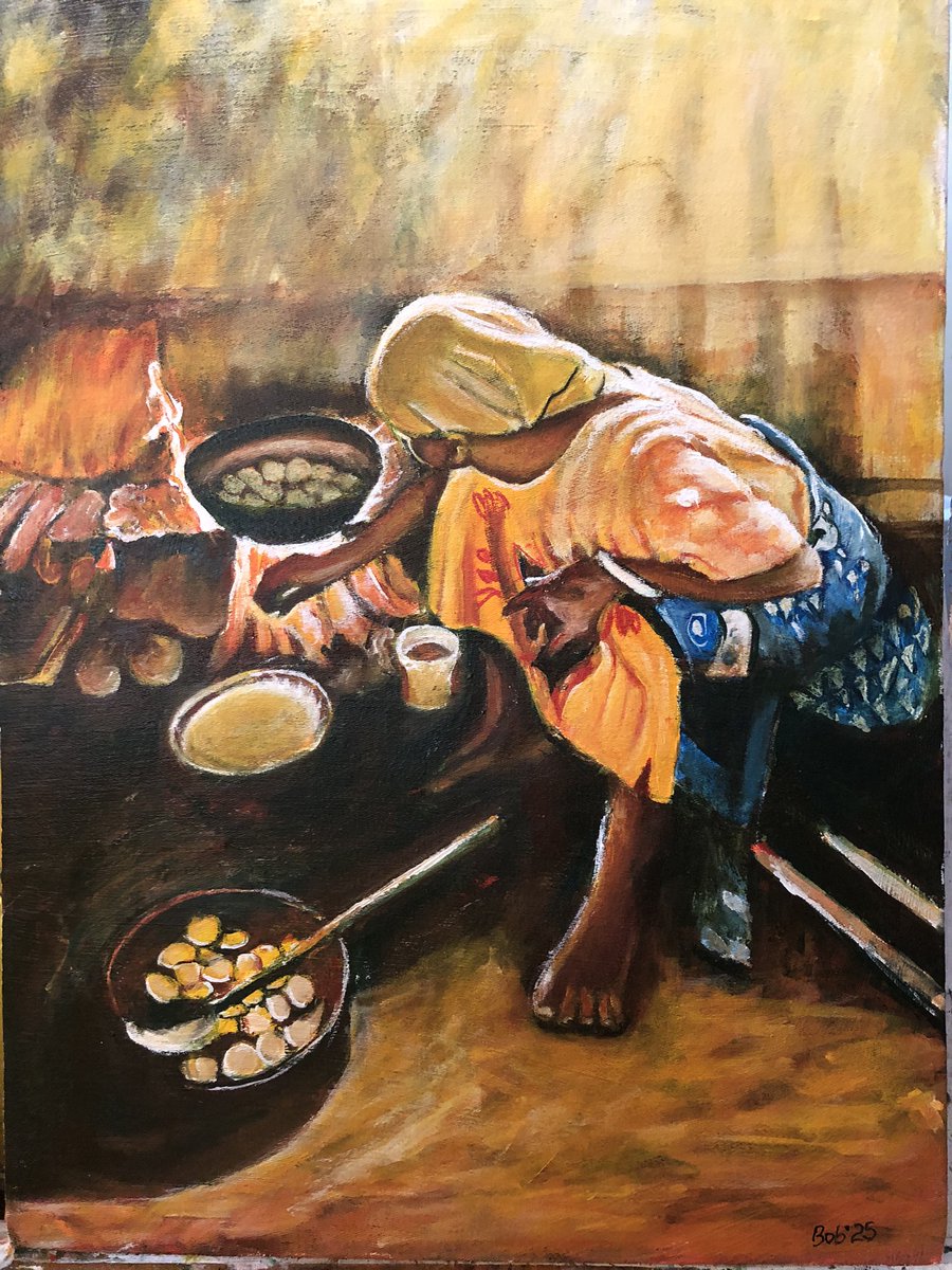 The Daily Bob#50.

#art #artist #painting  #acrylicpaint #canvas #brush #reality #dalilylife #painter #artistry #artistic #talent #passion #selfthaught #artistsplatform #selfpromotion #people #nature #followformore #newposteveryday #love #artafrica #painting #artafrica