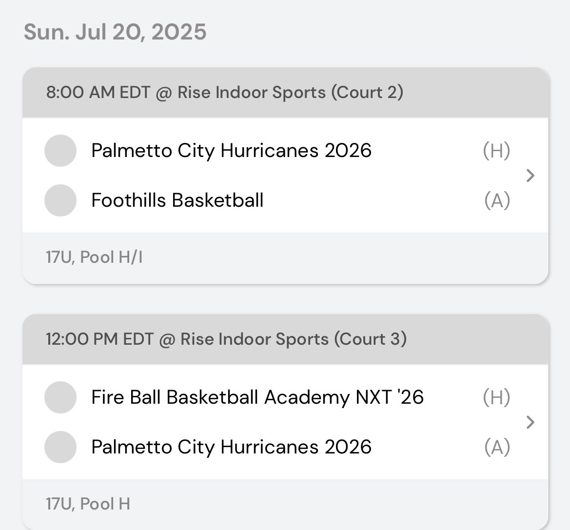 Coaches, my teammates and I will be participating in the Phenom Summer Havoc Live this weekend. Here is our schedule <a href="/Phenom_Hoops/">Phenom Hoop Report</a> <a href="/PchBasketball/">Palmetto City Hurricanes Basketball</a> <a href="/CoachKhalilS/">Khalil Shakir 🏀</a> <a href="/phenomhoopsexp/">Coach Tom Hicks</a> <a href="/Sgortman2/">Sam Gortman jr.</a> <a href="/AndrewBaxleySC/">Andrew Baxley</a> <a href="/LostLettermen/">Lost Lettermen</a> <a href="/PrepHoopsSC/">Prep Hoops South Carolina</a> <a href="/sceyetesthoops/">South Carolina Eye Test Hoops</a> <a href="/NickSwisha/">Coach Nick🏀🌪</a>