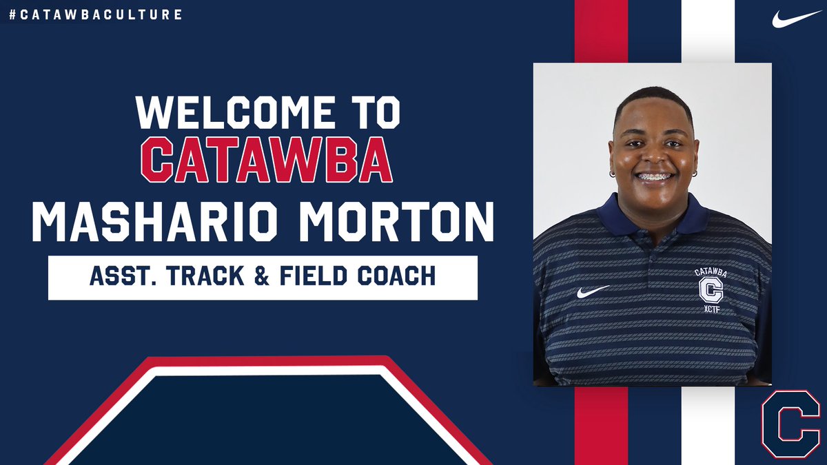 𝑺𝒉𝒆’𝒔 𝒃𝒂𝒄𝒌…

Grateful to announce that I have accepted the position as Assistant Track &amp; Field Coach at Catawba College. Blessed beyond measure to lead the throws program. Let’s get after it😈🤫 #CatawbaCulture