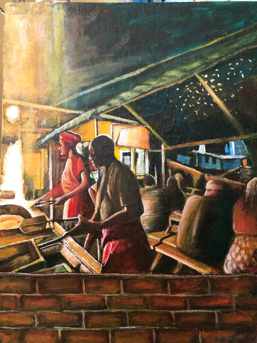 The Daily Bob#54.

#art #artist #painting  #acrylicpaint #canvas #brush #reality #dalilylife #painter #artistry #artistic #talent #passion #selfthaught #artistsplatform #selfpromotion #people #nature #followformore #newposteveryday #love #artafrica #painting #artafrica
