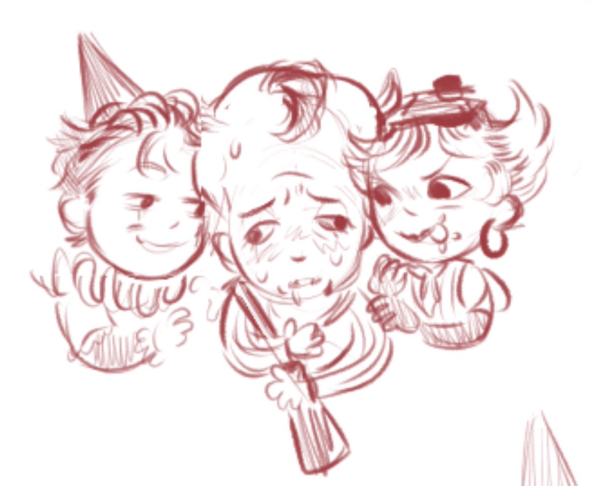 MonkeyIsTiredd's tweet image. having too much fun with drawing me and my friends reagent characters, made them their own designs and lore