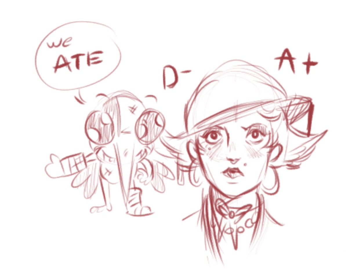MonkeyIsTiredd's tweet image. having too much fun with drawing me and my friends reagent characters, made them their own designs and lore