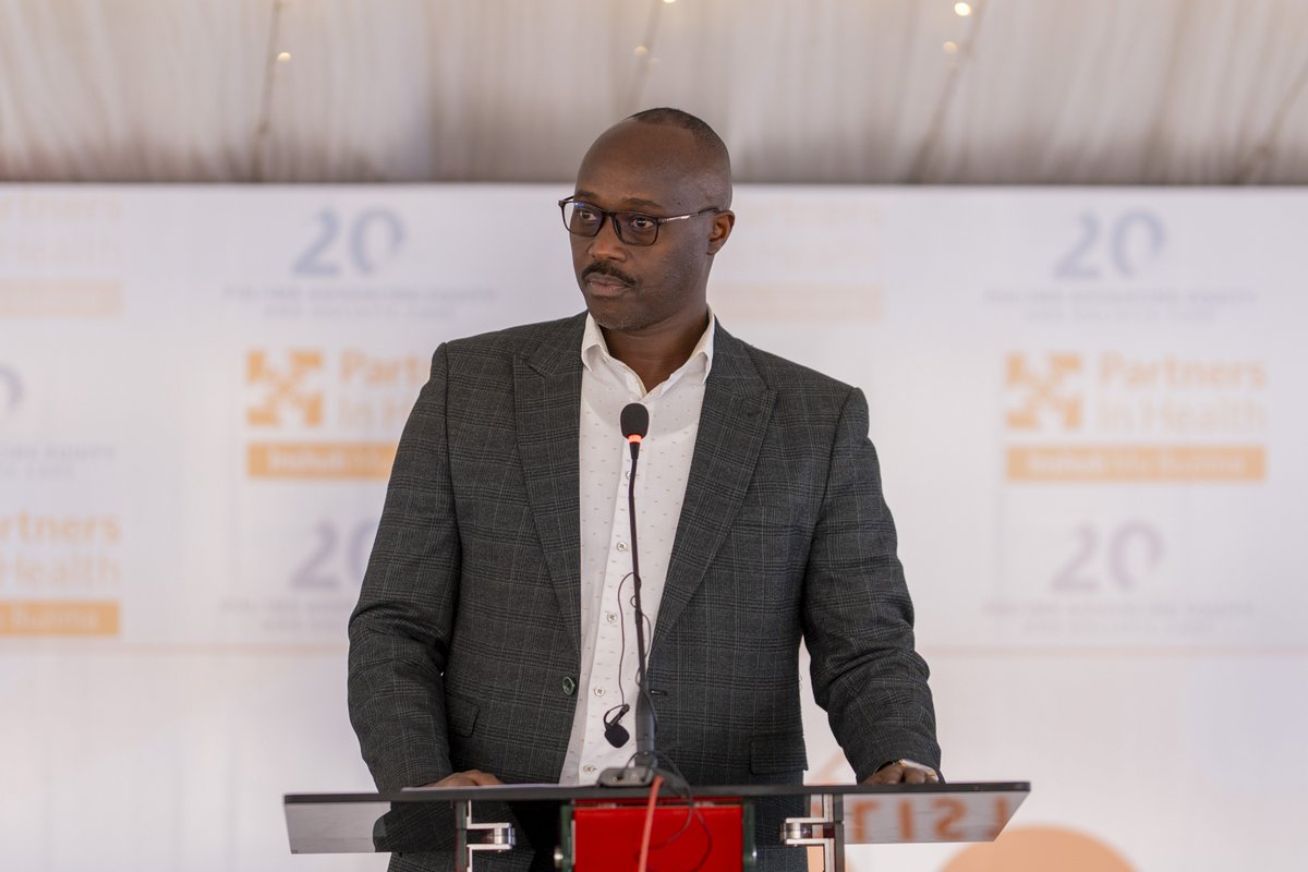 PIH_Rwanda's tweet image. The governor of @RwandaEast @Rubingisa Pudence gives his remarks as the guest of honor " This is a celebration of what is possible when values meet action"