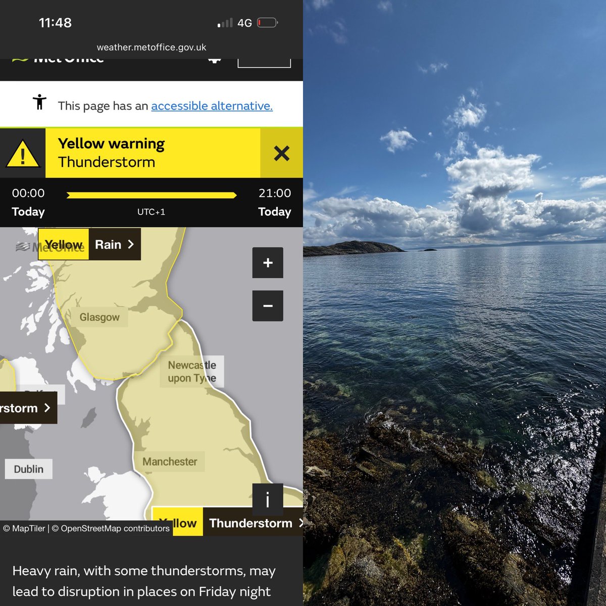 Right side of the forecast for once! ☀️☀️☀️☀️