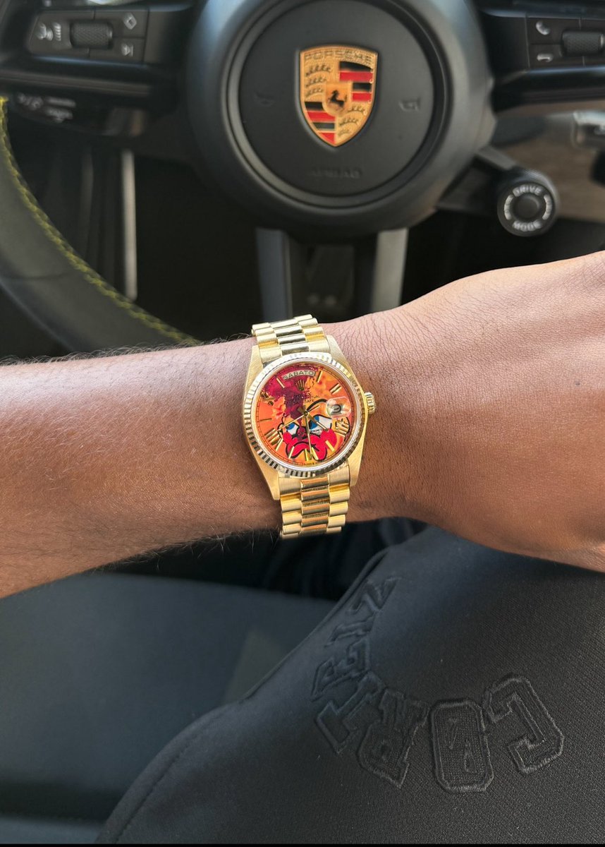 streetsouk's tweet image. First look at the new Slawn x Rolex Daydate watch set to release in August 2025