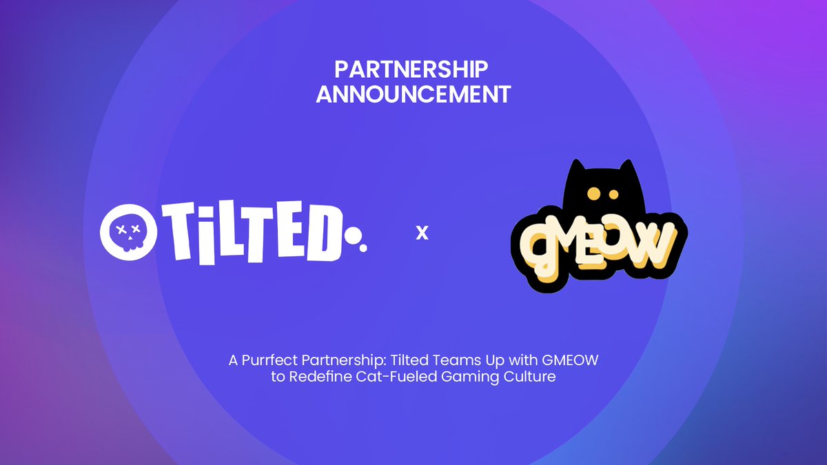tiltedxyz's tweet image. 🐾 The purrfect partnership has landed!

Tilted is teaming up with GMEOW — the pet-to-earn, meme-powered cat colony sim on Aptos. 

From streaming Visitor Meta chaos to monetizing your feline flexes, creators can now turn cat content into real rewards.

🚨 5 WL spots up for grabs…