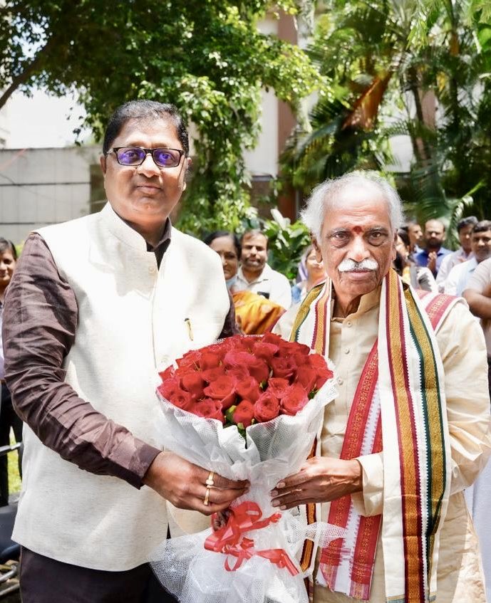 Heartiest congratulations to Shri ⁦⁦<a href="/Dattatreya/">Bandaru Dattatreya</a>⁩ ji on the successful completion of his distinguished tenure as the Hon’ble Governor of Haryana and HP and as the Union Minister. Wishing him good health &amp; happiness to continue his service to the nation in the future also.
