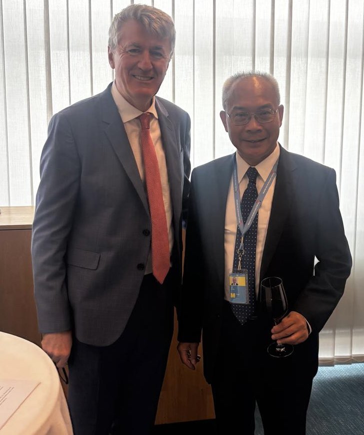 SRBinOSCE's tweet image. 🇷🇸 Ambassador Obradović attended the IOMed reception, co-hosted by the Permanent Mission of China 🇨🇳 in Vienna and the IOMed Preparatory Office.
#Serbia proudly reaffirms its support for #mediation as an effective and peaceful means of dispute resolution, being one of the 33…