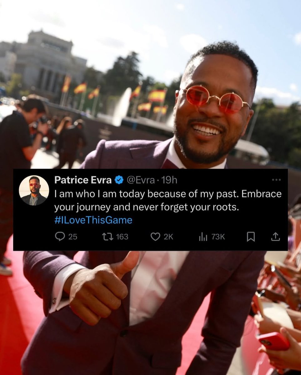 WLTG_Official's tweet image. 🌟 Patrice @Evra’s mantra, “Embrace your journey,” reflects his epic story—from overcoming challenges to shining at Manchester United, Juventus, and beyond. 🙌 His resilience inspires us all!

WLTG, championed by @Evra , turns this spirit into a global movement encouraging…