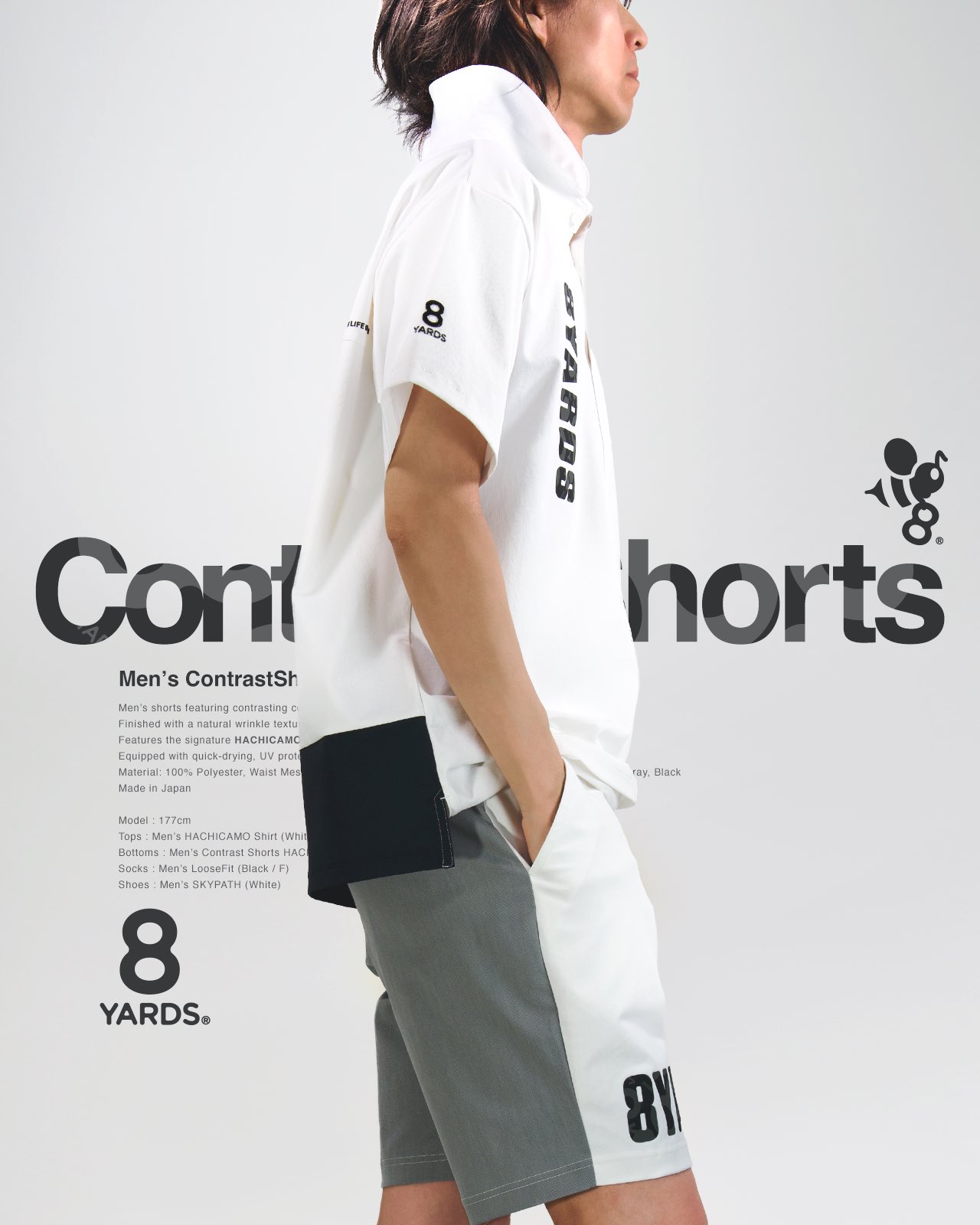 8YARDS ショートパンツ 8YARDS / Men's SIDE SLIT SHORTS