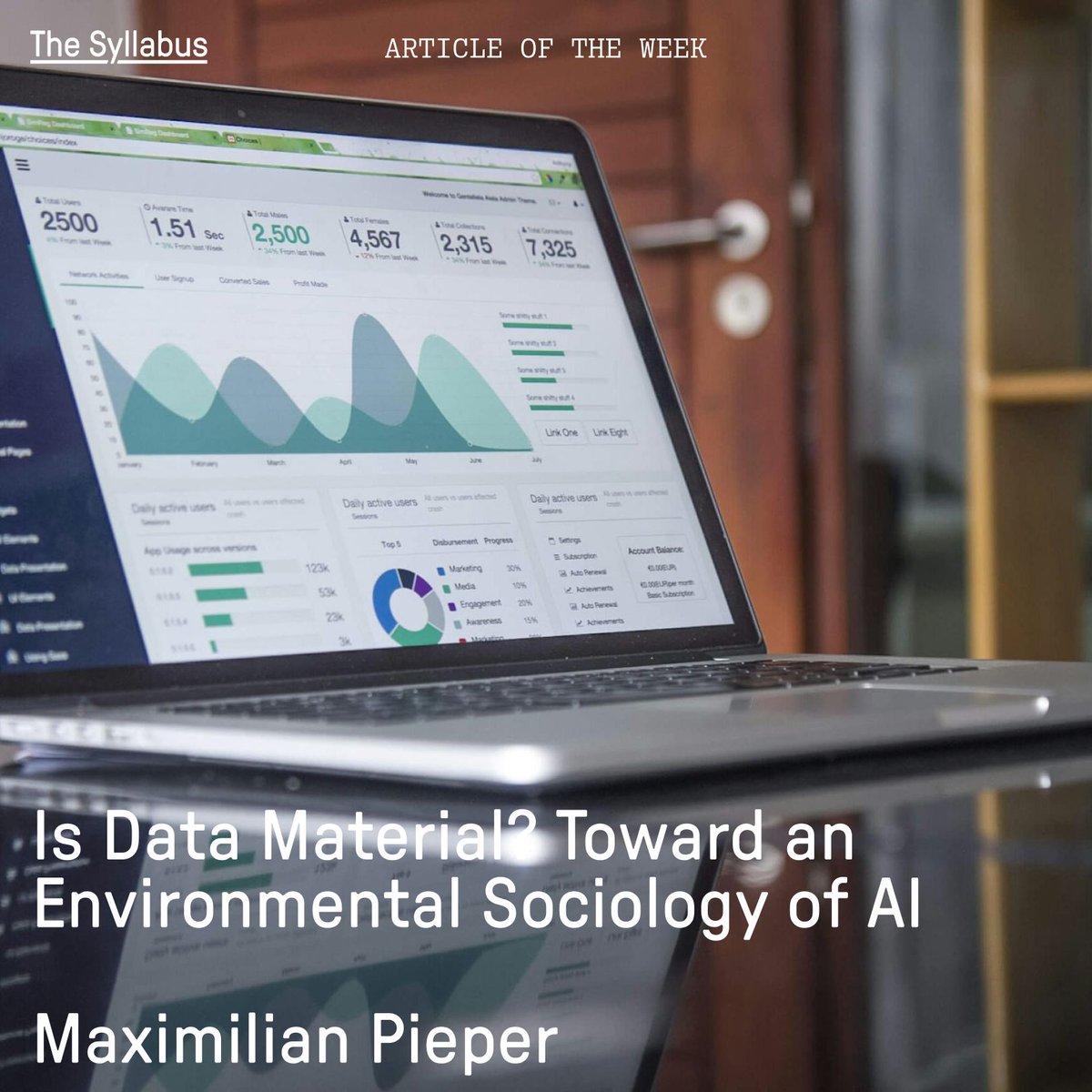 syllabus_tweets's tweet image. Treating data as immaterial fails to capture the material dynamics of data extraction. Our article of the week argues that AI’s total extractive logic is a “real abstraction” that reduces complex realities in the service of capital.
By Maximilian Pieper
buff.ly/T1DODvd