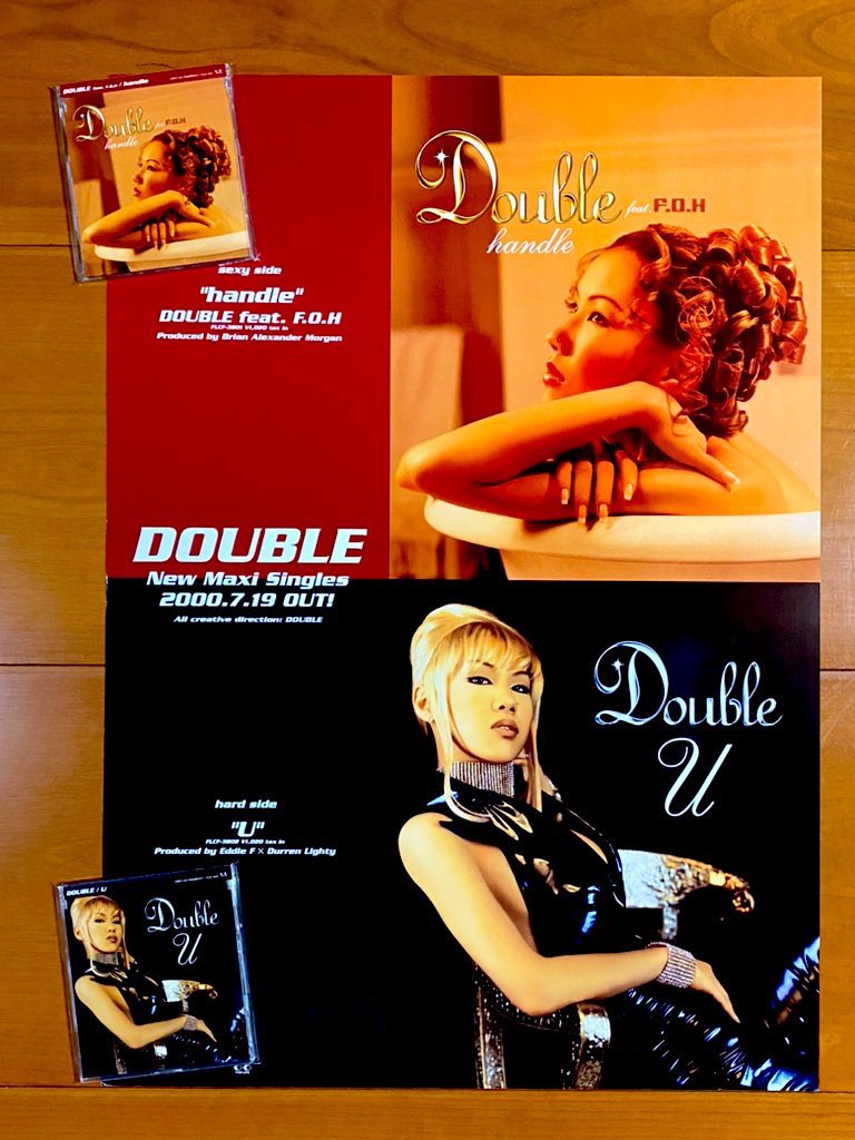 astromaniax26's tweet photo. 本日で発売から25年!!!
2000年7月19日 発売
【handle/DOUBLE】
【U/DOUBLE】
告知ポスターとCD
オリコン最高18位&21位
前年に姉のSACHIKOが急逝
ソロ・プロジェクトで始動した
シングル同時発売
#DOUBLE
#TAKAKO
#handle
#U
#5th6thシングル
#フォーライフ
#ARTIMAGE
#ポスターとCD https://t.co/s6N5F6fg7f