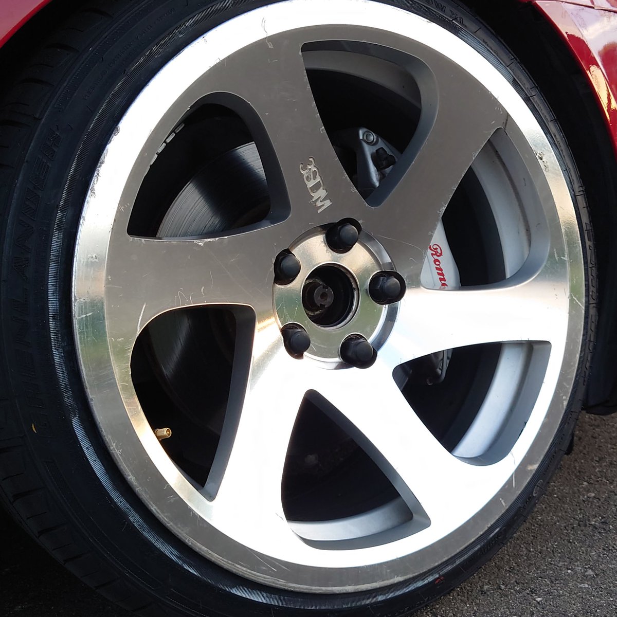 ホイール変えました！
𝟯𝙎𝘿𝙈 𝘾𝘼𝙎𝙏 𝟬.𝟬𝟲

18inch 9.5J +40