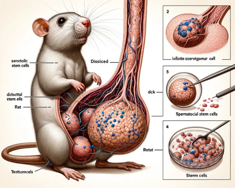 DanMan_010101's tweet image. Ah la Scienzah, pubblicazioni, riviste, peer review...
Un articolo scientifico su segnali biologici nelle cellule staminali è stato pubblicato su Frontiers in Cell and Developmental Biology.
Conteneva l'immagine generata dall’AI di un ratto con un pene enorme e numerosi testicoli