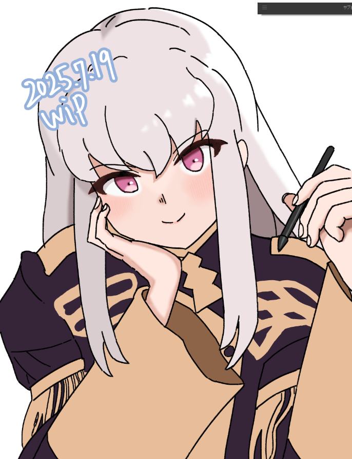 Frost_Fool_'s tweet image. wip  近日投稿予定です🖌
＃FE3H #FE風花雪月 #Lysithea
