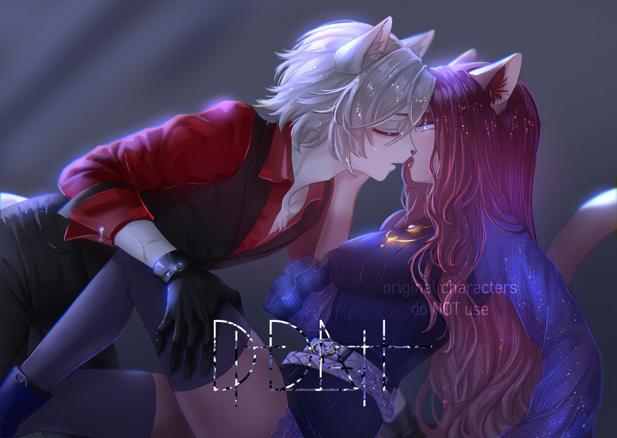DiDash7's tweet image. I forgot to post them! Angela and Rickard! Our with @RedGinger189  OCs 👁️🫦👁️