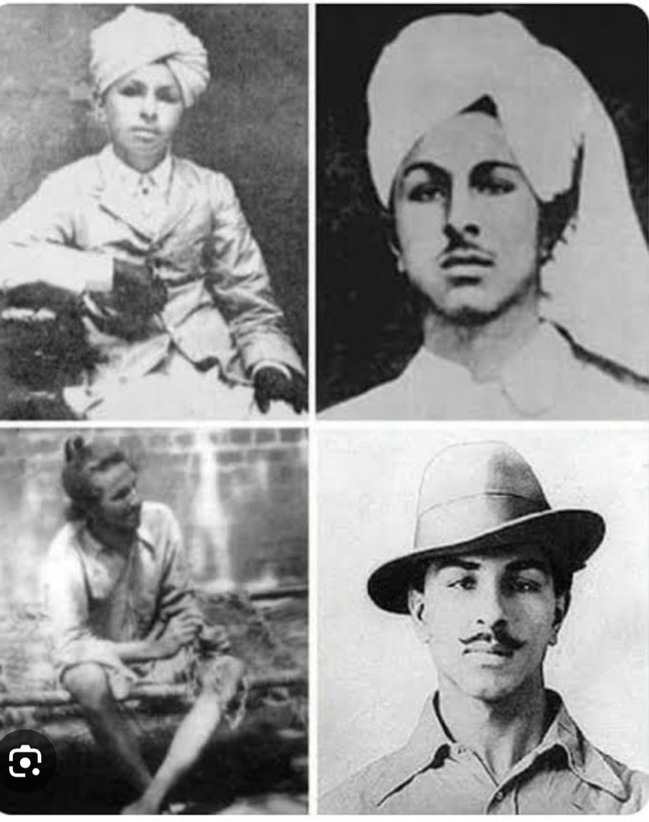 Ravi kumar Malhotra (@ravimalhotra06) on Twitter photo ЁЯЪл рднрдЧрдд рд╕рд┐рдВрд╣ ЁЯЩП (1907тАУ1931)
рдЙрдирдХрд╛ рдЬрдиреНрдо 28 рд╕рд┐рддрдВрдмрд░ 1907 рдХреЛ рдкрдВрдЬрд╛рдм рдХреЗ рд▓рд╛рдпрд▓рдкреБрд░ (рдЕрдм рдкрд╛рдХрд┐рд╕реНрддрд╛рди рдореЗрдВ) рдХреЗ рдПрдХ рдХрд┐рд╕рд╛рди рдкрд░рд┐рд╡рд╛рд░ рдореЗрдВ рд╣реБрдЖ рдерд╛
рд╢рд╣рд╛рджрдд:
рднрдЧрдд рд╕рд┐рдВрд╣, рд░рд╛рдЬрдЧреБрд░реБ рдФрд░ рд╕реБрдЦрджреЗрд╡ рдХреЛ рдЕрдВрдЧреНрд░реЗрдЬрд╝ рд╕рд░рдХрд╛рд░ рдиреЗ 23 рдорд╛рд░реНрдЪ 1931 рдХреЛ рдлрд╛рдВрд╕реА рджреАред рдпрд╣ рджрд┐рди рдЕрдм рднреА рднрд╛рд░рдд рдореЗрдВ рд╢рд╣реАрдж рджрд┐рд╡рд╕ рдХреЗ рд░реВрдк рдореЗрдВ рдордирд╛рдпрд╛ рдЬрд╛рддрд╛ рд╣реИред ЁЯЪл рднрдЧрдд рд╕рд┐рдВрд╣ ЁЯЩП (1907тАУ1931)
рдЙрдирдХрд╛ рдЬрдиреНрдо 28 рд╕рд┐рддрдВрдмрд░ 1907 рдХреЛ рдкрдВрдЬрд╛рдм рдХреЗ рд▓рд╛рдпрд▓рдкреБрд░ (рдЕрдм рдкрд╛рдХрд┐рд╕реНрддрд╛рди рдореЗрдВ) рдХреЗ рдПрдХ рдХрд┐рд╕рд╛рди рдкрд░рд┐рд╡рд╛рд░ рдореЗрдВ рд╣реБрдЖ рдерд╛
рд╢рд╣рд╛рджрдд:
рднрдЧрдд рд╕рд┐рдВрд╣, рд░рд╛рдЬрдЧреБрд░реБ рдФрд░ рд╕реБрдЦрджреЗрд╡ рдХреЛ рдЕрдВрдЧреНрд░реЗрдЬрд╝ рд╕рд░рдХрд╛рд░ рдиреЗ 23 рдорд╛рд░реНрдЪ 1931 рдХреЛ рдлрд╛рдВрд╕реА рджреАред рдпрд╣ рджрд┐рди рдЕрдм рднреА рднрд╛рд░рдд рдореЗрдВ рд╢рд╣реАрдж рджрд┐рд╡рд╕ рдХреЗ рд░реВрдк рдореЗрдВ рдордирд╛рдпрд╛ рдЬрд╛рддрд╛ рд╣реИред