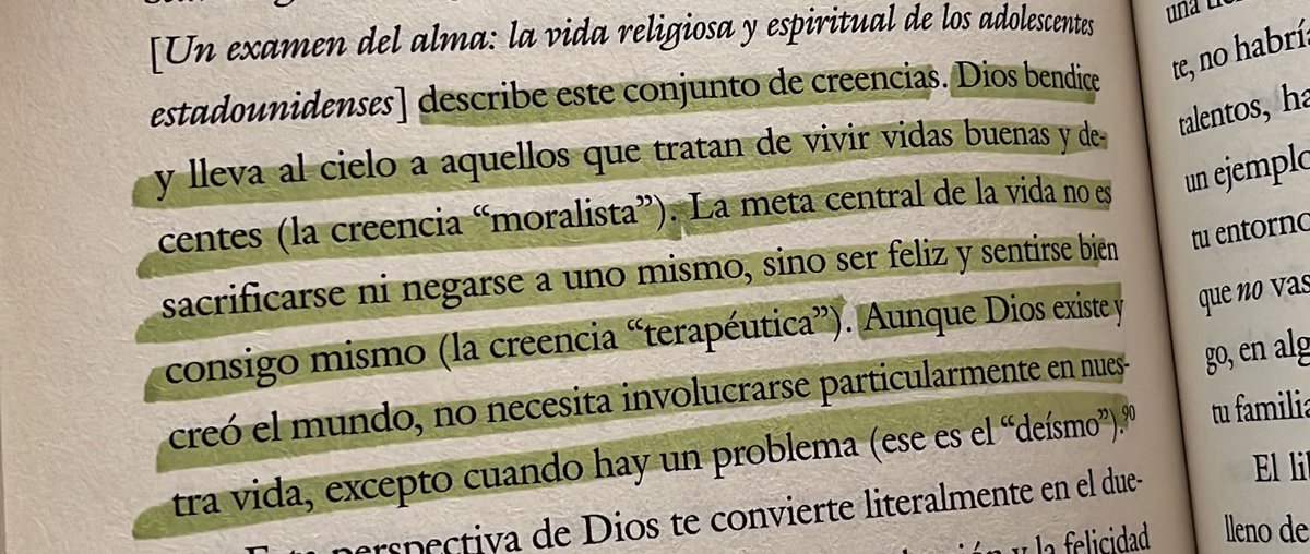 LinDaLoor's tweet photo. El sociólogo Christian Smith identificó la forma generalizada en que los estadounidenses más jóvenes entienden a Dios  y le dio el nombre de “deísmo moralista terapéutico” #DiosesQueFallan https://t.co/ZuBi66wLIf