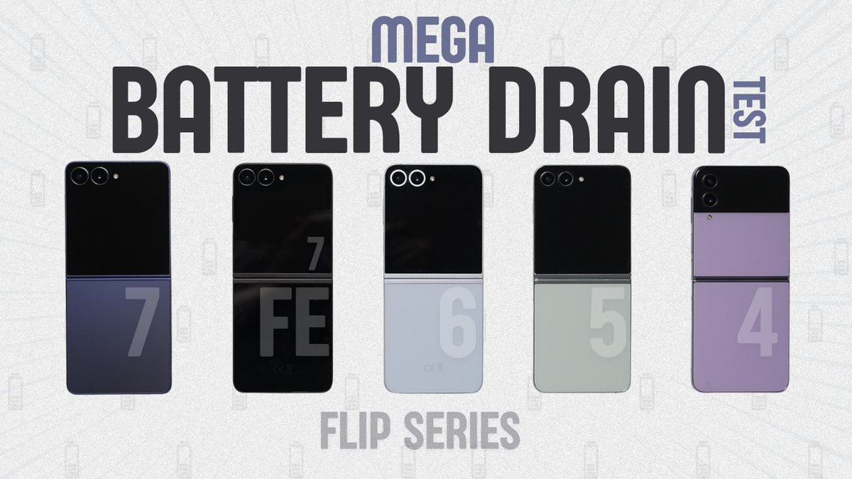 LoverOfTechBA's tweet image. Samsung Galaxy Z Flip 7 vs Z Flip 7 FE vs Z Flip 6 vs Z Flip 5 vs Z Flip 4 MEGA Battery Drain Test
youtu.be/1uqZwHzqkzY