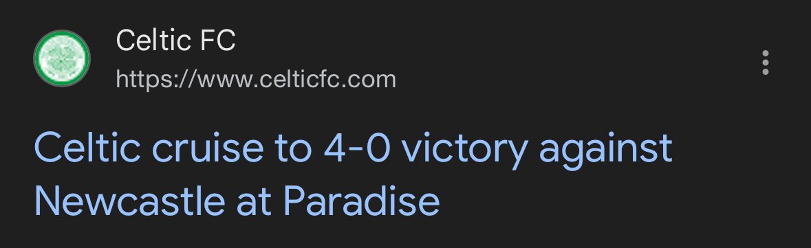 RossAftbl's tweet image. Just another easy day at the office for Celtic squashing a very small football club. #NUFC