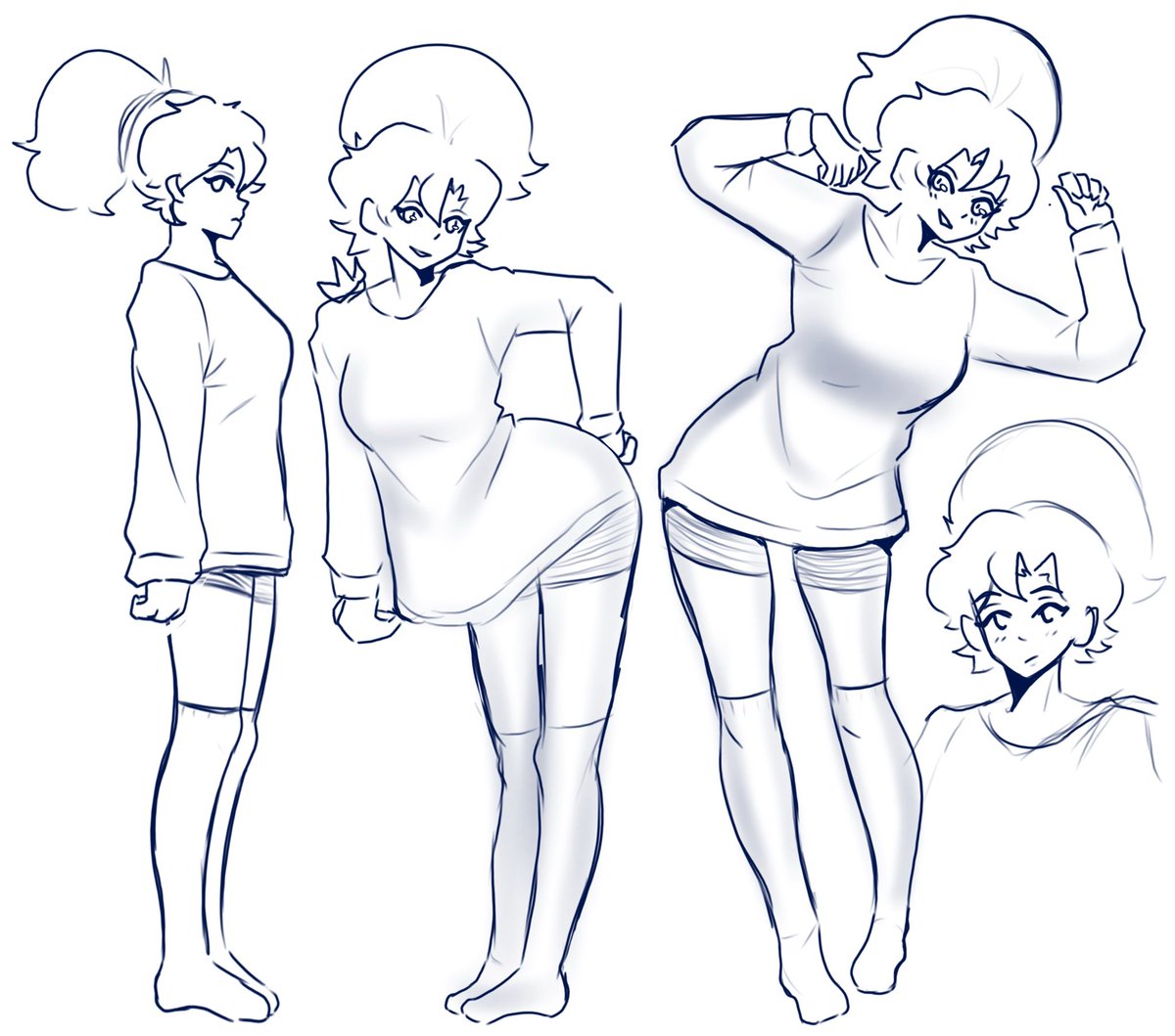 HarukaPoop's tweet image. Ruzel late night doodles #oc