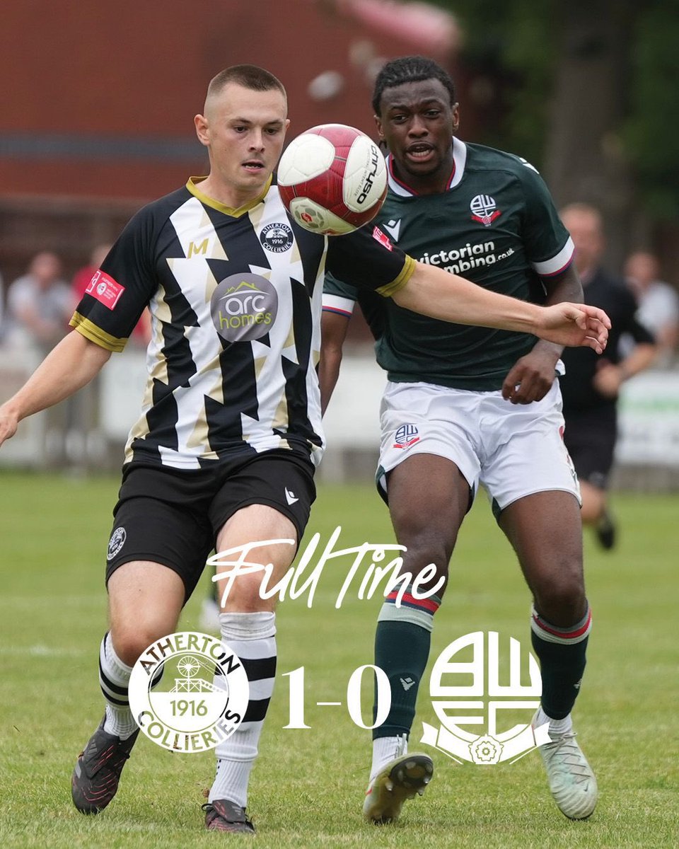 A young Wanderers side falls to defeat against Atherton Collieries.

#bwfc