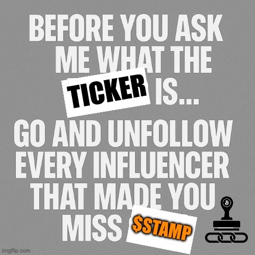 Do you want to know the Ticker?