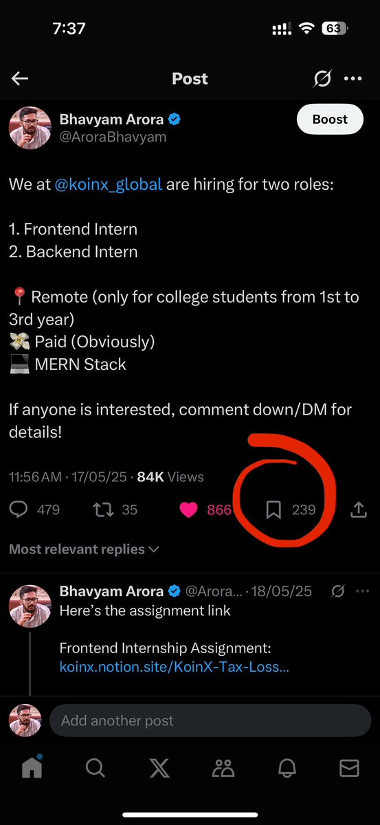 AroraBhavyam's tweet image. I don’t know why people save the hiring tweets!
If someone is hiring and tweeted about it, they might need and close urgently, reach out to them not save the post for later… 🤌