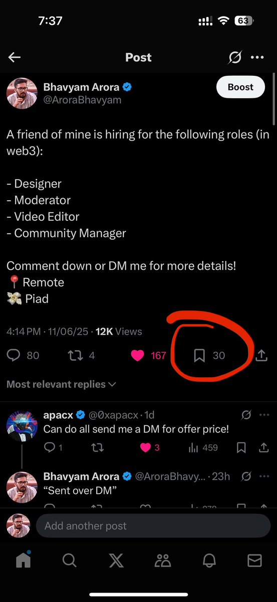 AroraBhavyam's tweet image. I don’t know why people save the hiring tweets!
If someone is hiring and tweeted about it, they might need and close urgently, reach out to them not save the post for later… 🤌