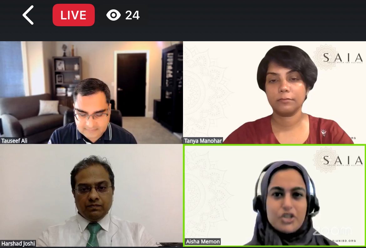 SAIA (@saia_ibd) on Twitter photo #DrHarshadJoshi & #TanyaManohar sharing about how #Biosimilars are often started first in #SouthAsia & are just as efficacious; they are the more affordable option for #IBD patients to still access #biologics & achieve remission.
Per <a href="/ibdtweets/">Tauseef Ali MD, FACG AGAF FACP</a>, global health equity #DrHarshadJoshi & #TanyaManohar sharing about how #Biosimilars are often started first in #SouthAsia & are just as efficacious; they are the more affordable option for #IBD patients to still access #biologics & achieve remission.
Per <a href="/ibdtweets/">Tauseef Ali MD, FACG AGAF FACP</a>, global health equity
