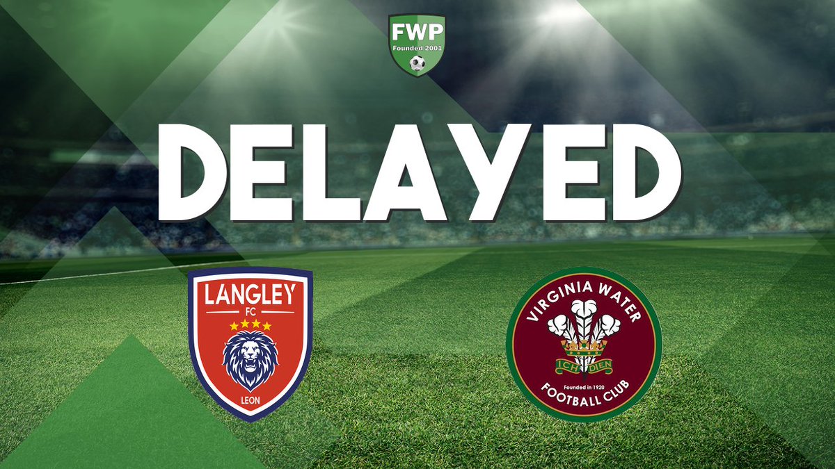 PAUSED: Langley v Virginia Water fwp.co/bQRHcf