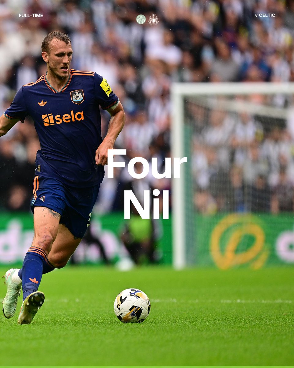 NUFC's tweet image. Full-time at Celtic Park.