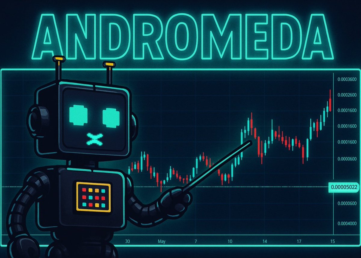 It is time to present our **MEME Trio** on #MultiversX.  
We begin with **$ANDROMEDA** ⌁ the first protocol to enter live orbit.

Status Report:
**Initial LP**: Sent to the dead wallet.  

**Current Price**: 0.00004896  
**ATH**: 0.002642

//Liquidity can be added using: ` #EGLD