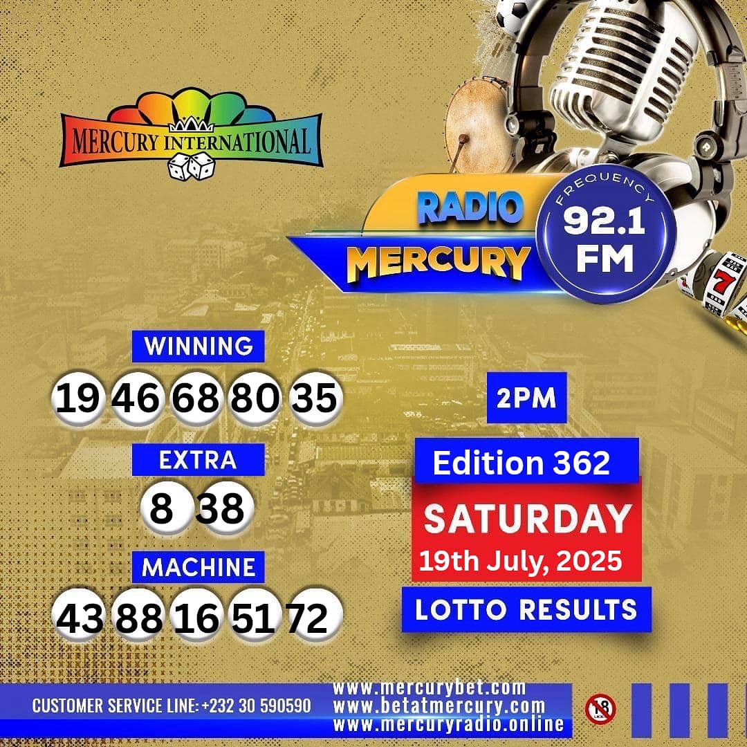 mercury lotto results