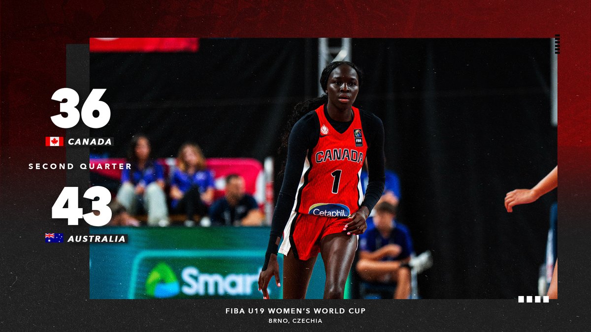 CanBball's tweet image. Halftime. Jasmine Bascoe leads all scorers with 13 points.
Mi-temps. Jasmine Bascoe est la meilleure marqueuse avec 13 points.
📺 WATCH LIVE: youtube.com/watch?v=hUYtMA…
#U19Women