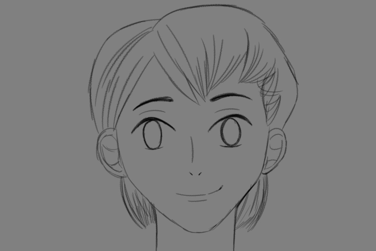 EpithetSoup's tweet image. Definitely getting better with this manga head art