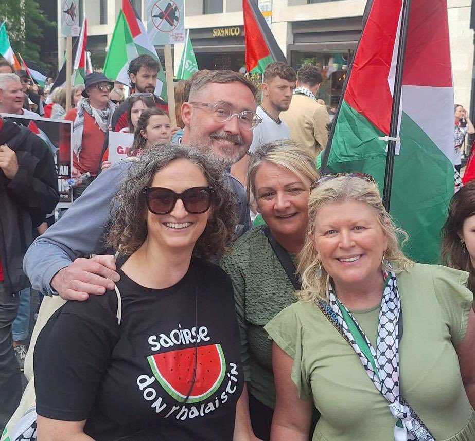 DMitchellTD's tweet image. 🇮🇪🇵🇸 Huge turnout in Dublin for the National March for Palestine.
Stop the genocide, end the siege and enact the Occupied Territories Bill!