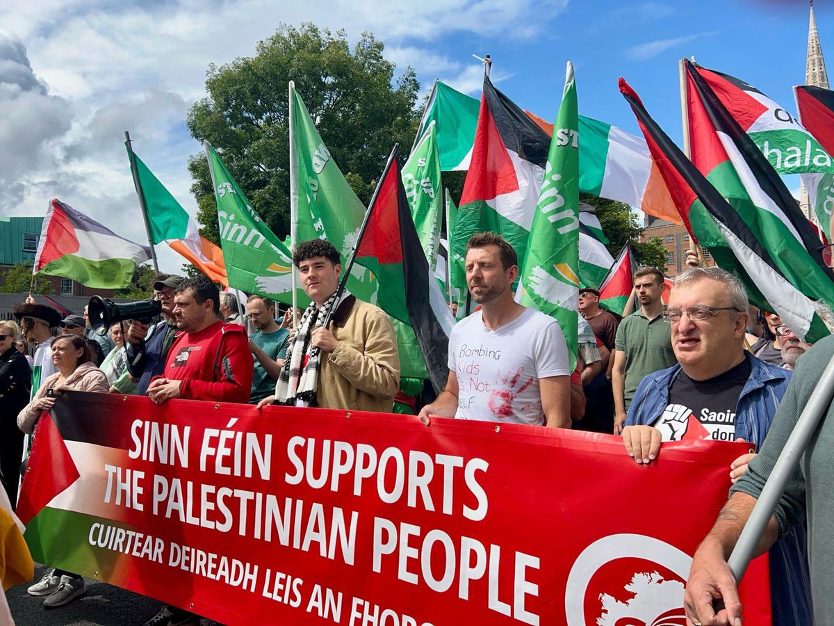 DMitchellTD's tweet image. 🇮🇪🇵🇸 Huge turnout in Dublin for the National March for Palestine.
Stop the genocide, end the siege and enact the Occupied Territories Bill!