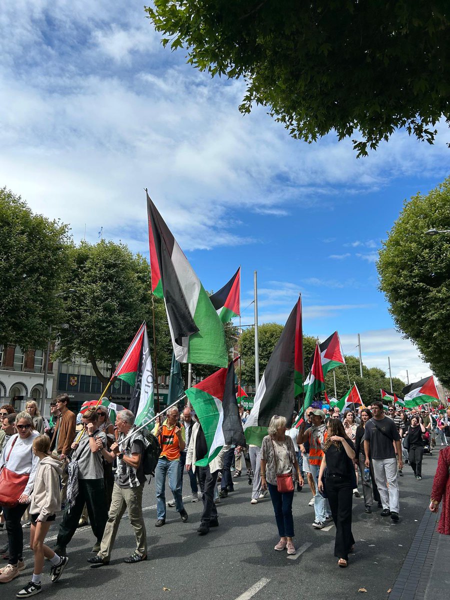 DMitchellTD's tweet image. 🇮🇪🇵🇸 Huge turnout in Dublin for the National March for Palestine.
Stop the genocide, end the siege and enact the Occupied Territories Bill!