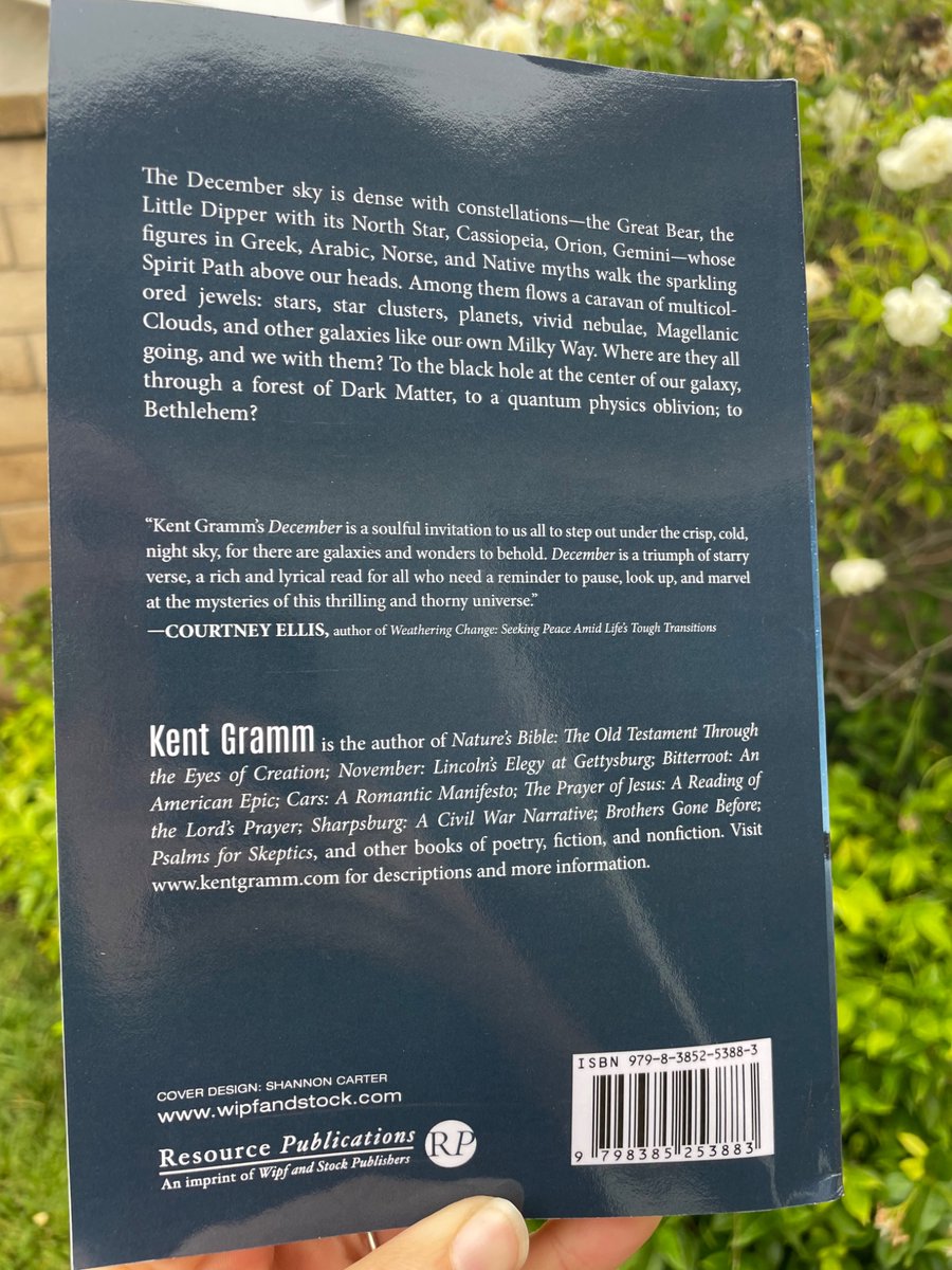 courtneyellis's tweet image. One of my favorite writing professors asked me to blurb his new book of poetry. Honored to do so.
You’ll want to get a copy of this one, friends. Reading it is like standing outside on a moonless winter night, watching the stars. Frosty wonder on every page.