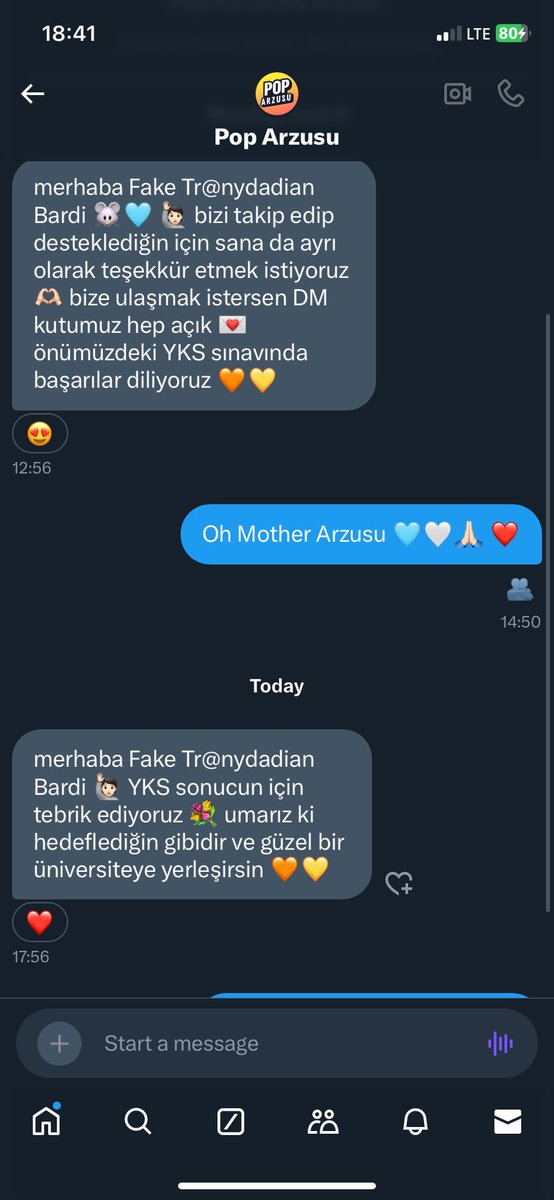 kimse yanımda değilken onlar vardı.