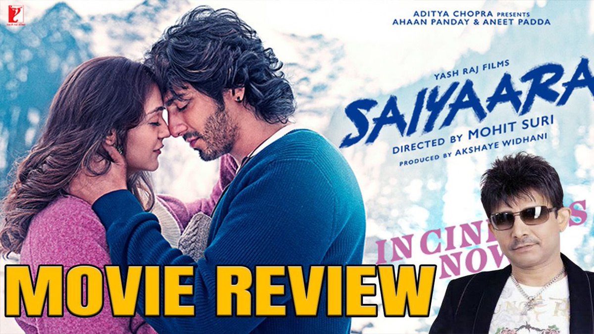 It’s KRK review of Film SAIYAARA! youtu.be/A3qDs7GFSlg?si…
