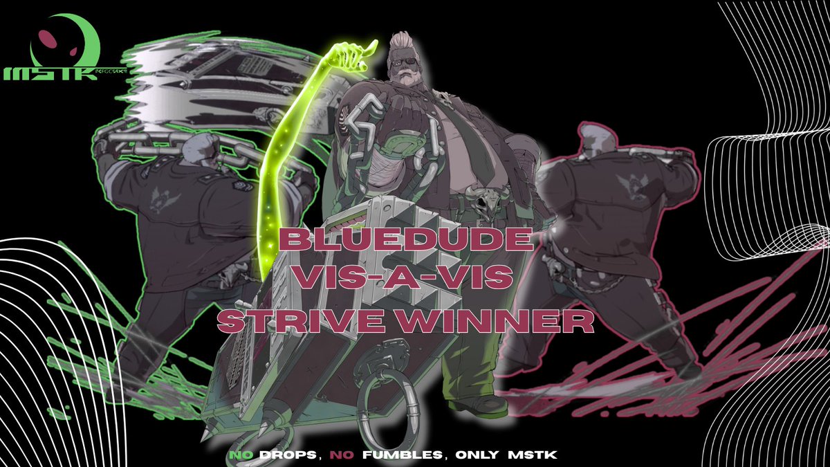 MSTK (@mstk_oce) on Twitter photo Congrats to <a href="/BluedudeFGC/">MSTK | Bluedude</a> for getting first place at Anteiku's Vis-à-Vis Strive Bracket, along with getting 3rd in their Xrd tourney! Congrats to <a href="/BluedudeFGC/">MSTK | Bluedude</a> for getting first place at Anteiku's Vis-à-Vis Strive Bracket, along with getting 3rd in their Xrd tourney!