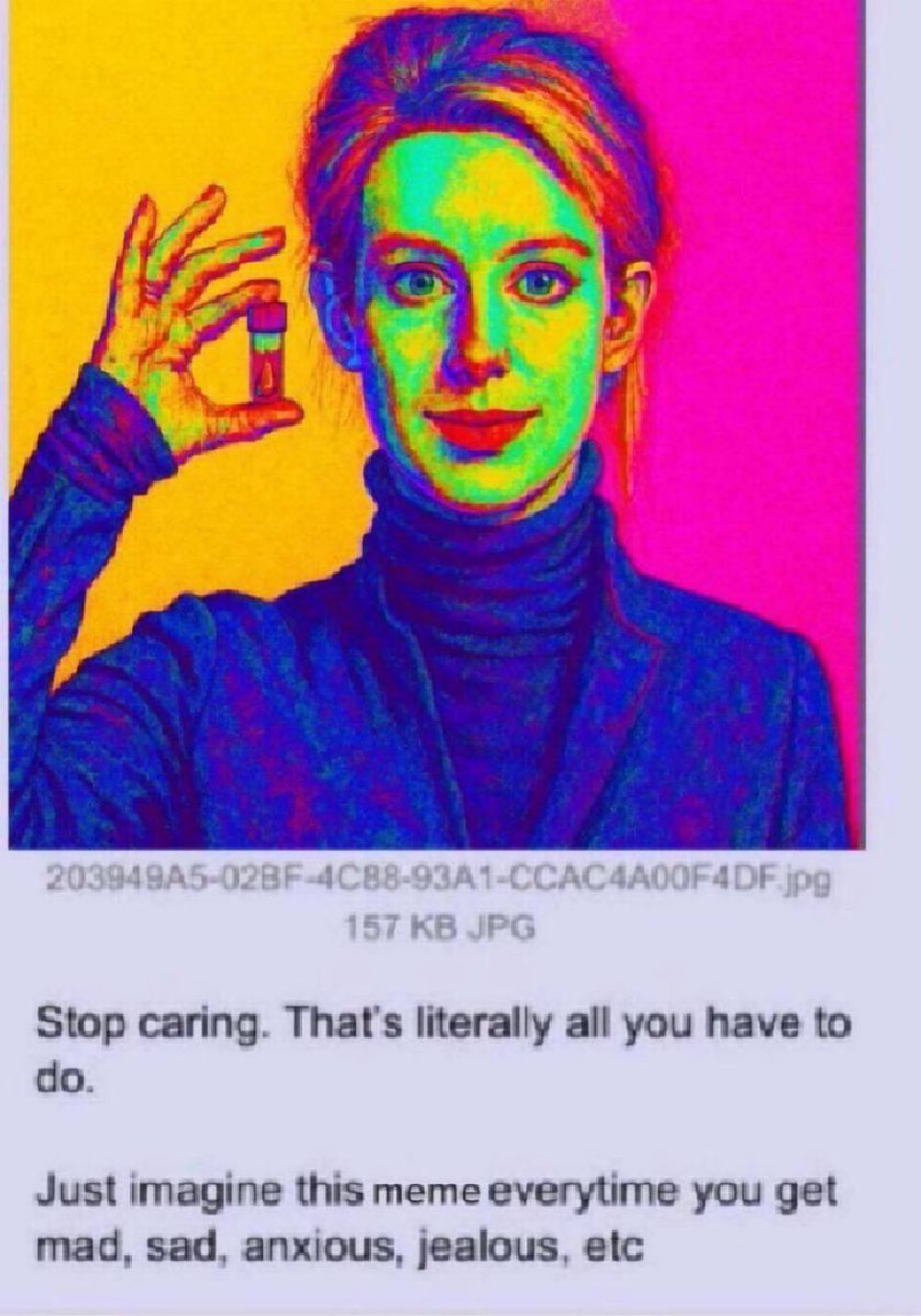 Fuck it. Theranos mode.