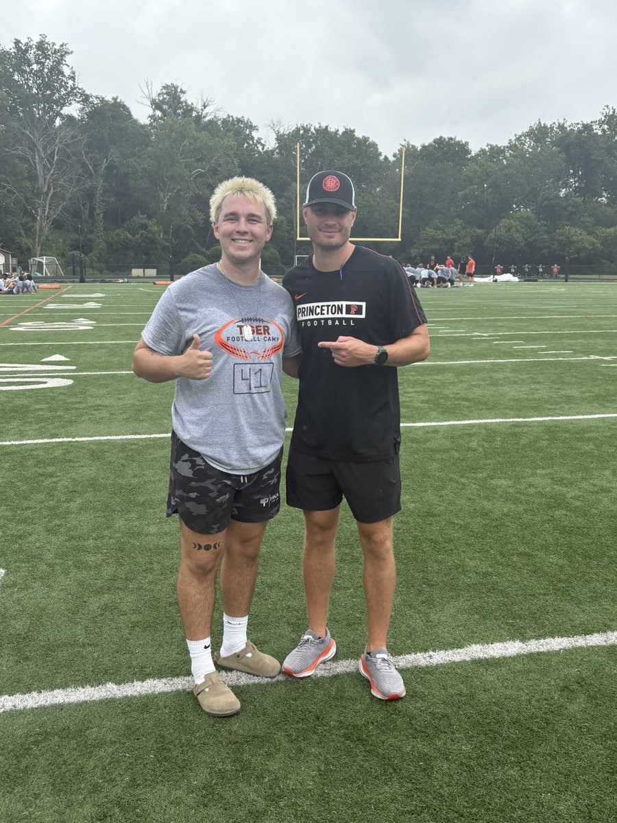 Caden Leonard (@cadenleonard32) on Twitter photo Had a great time today at the <a href="/PrincetonFTBL/">Princeton Football</a> camp. Great instruction from <a href="/CoachSibel/">John Sibel</a> learned a lot. Excited about the future and what opportunities this could bring.
<a href="/steverausch17/">Rausch Kicking</a> <a href="/AZKicking/">AlexZendejasKicking&Training</a> <a href="/HKA_Tanalski/">Adam</a> <a href="/HighlandHawksFB/">Highland Hawks Football</a> Had a great time today at the <a href="/PrincetonFTBL/">Princeton Football</a> camp. Great instruction from <a href="/CoachSibel/">John Sibel</a> learned a lot. Excited about the future and what opportunities this could bring.
<a href="/steverausch17/">Rausch Kicking</a> <a href="/AZKicking/">AlexZendejasKicking&Training</a> <a href="/HKA_Tanalski/">Adam</a> <a href="/HighlandHawksFB/">Highland Hawks Football</a>