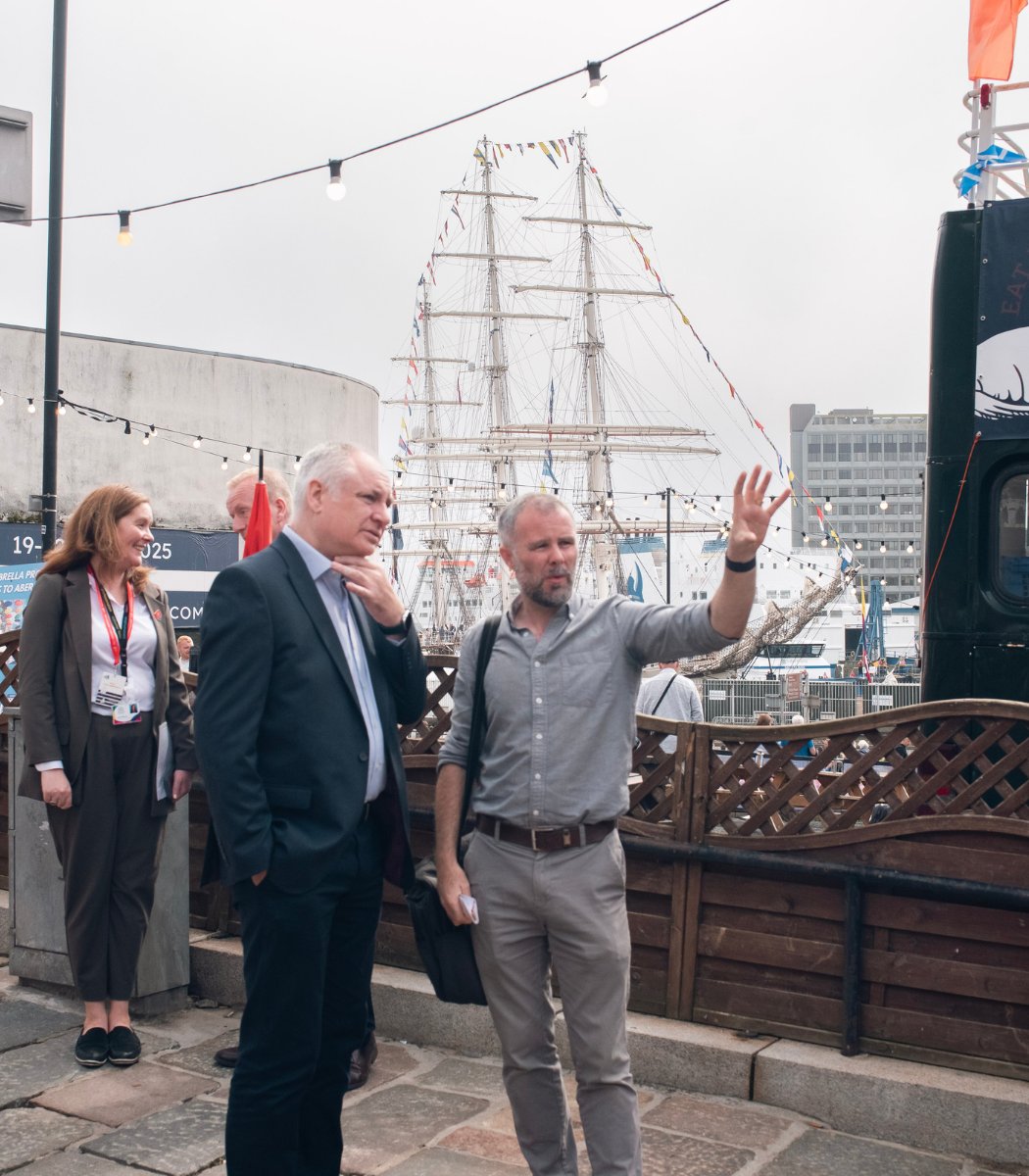 scotgoveconomy's tweet image. Business and Employment Minister @richardlochhead attended the official opening of the Tall Ships event in Aberdeen.
He said the races celebrate Scotland’s proud maritime history and bring visitors from across the world.
Find out more ➡️ tallshipsaberdeen.com/news-hub/tall-…