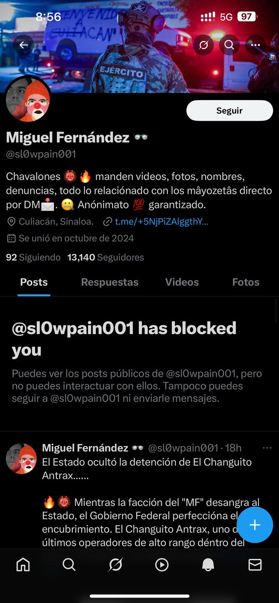 Quetevalgavrg01's tweet photo. Otro jotito que bloquea el culon🤣🤣🤣
@sl0wpain001 https://t.co/7giP7ZiI6D
